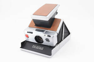 【1円スタート!!】★実用良品★ Polaroid ポラロイド SX-70 LAND CAMERA インスタントカメラ ブラウン #1158