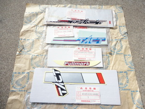  new goods unused goods Honda original tact. decal 4 sheets (SA50*Fullmark tact )