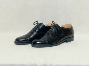 【未使用品】Kenford ケンフォード ストレートチップ ビジネスシューズ 革靴 レザー ブラック クロ サイズ24.5cm EEE