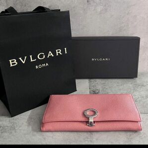 BVLGARI 長財布 ピンク