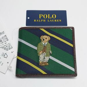 【新品タグ付き】ポロラルフローレン ポロベア二つ折り財布