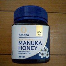 新品　マヌカハニー　MGO 30+　 はちみつ　250g　蜂蜜　ニュージーランド_画像1