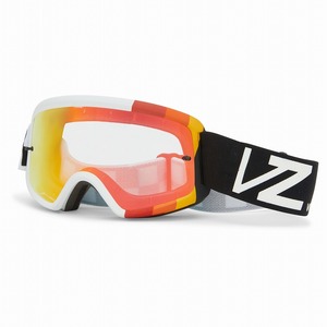 VONZIPPER ボンジッパー 7931-1000 VZ ビーフィーゴーグル ヘイズ ホワイト/ブラック/クリアクロームオレンジレンズ バイク 紫外線 防止