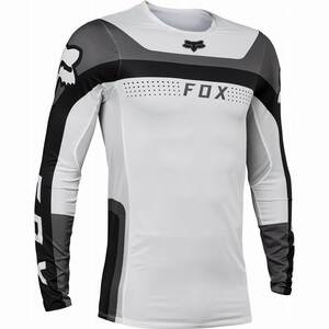 FOX 29603-018-M フレックスエアージャージ エフェクト ブラック/ホワイト M 長袖 シャツ バイクウェア ダートフリーク