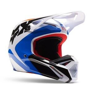 FOX 30436-574-S V1 ヘルメット ユニティ リミテッドエディション ホワイト/レッド/ブルー S(55-56cm) バイク頭 防具 軽量