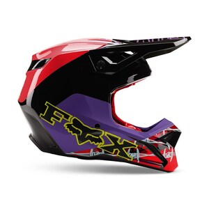 FOX 30435-017-XL V1 ヘルメット バーブドワイヤー スペシャルエディション ブラック/レッド XL(61-62cm) バイク頭 防具 軽量