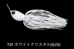 ノリーズ ウインドレンジ 721/ホワイトクリスタル(G/S) 5/8oz ルアー 疑似餌 バス 釣具 釣り フィッシング