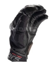 アルパインスターズ HALO LEATHER GLOVE レザーグローブ ブラック/ホワイト/ブライトレッド XL バイク ツーリング 革 手袋 スマホ対応_画像3