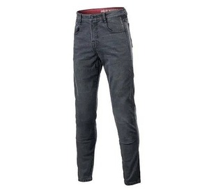 アルパインスターズ DUNCAN DENIM PANTS ASIA FADED/ブラック 33 バイク ツーリング パンツ ズボン