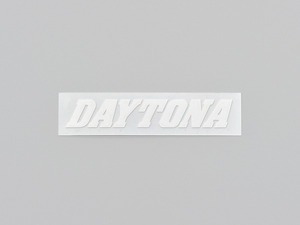デイトナ 21206 DAYTONA カットステッカー ホワイト 95mm×20mm 抜き文字 ロゴ シール