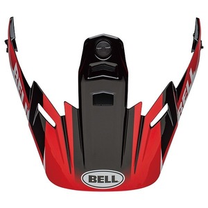 BELL 7111403 MX-9アドベンチャー MIPS バイザー ダッシュ グロスブラック/レッド/ホワイト バイク ヘルメット 補修 パーツ