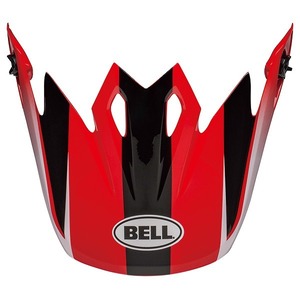BELL 7111396 MX-9 MIPS バイザー ダッシュ グロスレッド/ブラック バイク ヘルメット 補修 パーツ