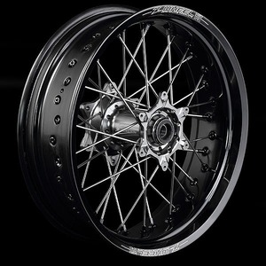 Z-WHEEL W27-25511 AR1モタードホイールキット ステンレススポーク リア 17×4.50インチ DRZ400S/SM ダートフリーク