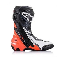 アルパインスターズ SUPERTECH R ブーツ ブラック/ホワイト EU44/28.5cm バイク ツーリング 靴 くつ レース_画像3