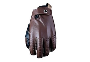 FIVE COLORADO レザーグローブ ブラウンブラック Mサイズ バイク ツーリング パンチング 手袋