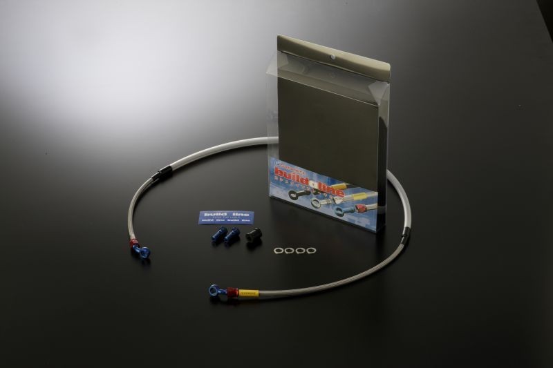 Dトラッカー 98-07/250SB メッシュ ブレーキホース リア スモーク アルミ ビルドアライン グッドリッジ 20579101S