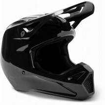 FOX 29669-001-S V1 ヘルメット ソリッド ブラック S(55-56cm) フルフェイス オフロード ダートフリーク_画像1