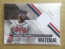 2024 TOPPS Series 1 MICHAEL HARRIS II MAJOR LEAGUE MATERIAL PLAYER WORN_画像1