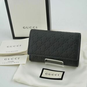 【極美品】GUCCI グッチ キーケース マーモント ブラック 6連