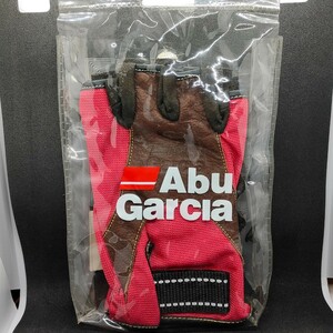 未使用 アブ アブガルシア フィッシング グローブ 手袋 Lサイズ オープンフィンガー マミヤ・オーピー ABU ABUGARCIA 検 アンバサダー 