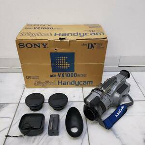 送料1100円～ ジャンク SONY ソニー Digital Handycam デジタルカメラレコーダー DCR-VX1000 Mini DV SN.91467