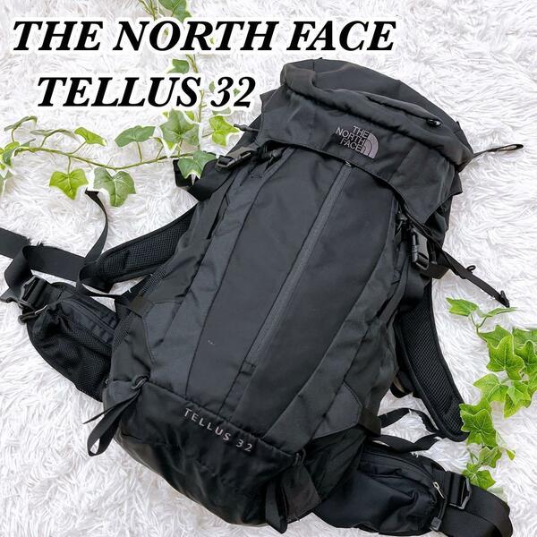 送料無料　THE NORTH FACE ザ ノースフェイス TELLUS32 テルス32　ブラック　Ｌ　バックパック　リュック