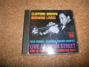 [CD] CLIFFORD BROWN BROWNIE LIVES! 輸入盤(スイス) クリフォード・ブラウン