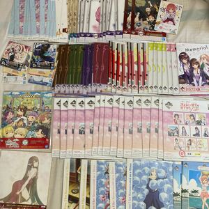 B661 一番くじ　アニメグッズ　大量まとめ売り　色紙 ミニクリアート メモリアルポスター ミニポスター ラストワン賞含む 冴えカノ リゼロ