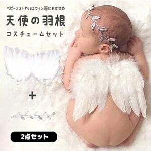 未使用　赤ちゃん　天使の羽　ベビーフォト　記念　コスプレ