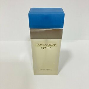 【H32639】香水　DOLCE＆GABBANA　Light Blue　ドルチェ＆ガッバーナ　ライトブルー　25ml　残量9割