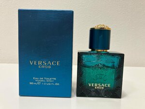 【M43444】VERSACE　ヴェルサーチ　EROS　エロス　EAU DE TOILETTE　オーデトワレ　30ml　残量8割程度　中古現状品