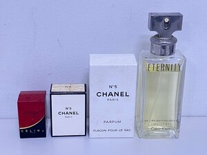 【K55362】香水 おまとめ 4点 CHANEL / Calvin Klein / CELINE 残量9割程