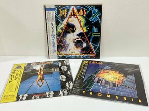 【N63039】DEF LEPPARD　デフ・レパード　レコード　おまとめ　LPレコード　洋楽　中古品　現状品　ジャンク品　動作未確認