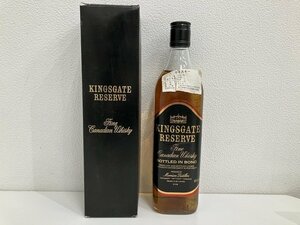 【I49613】KINGSGATE RESERVE　キングスゲート リザーヴ　750ml　40％　ウイスキー　カナディアンウイスキー　古酒　未開栓　箱付き