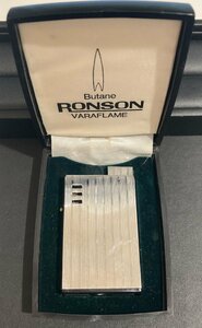 【G44970】RONSON ロンソン ガスライター 着火確認済み品 ケース付き
