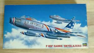 [m12882y z] ハセガワ F-86F SABRE SKYBLAZERS　プラモデル