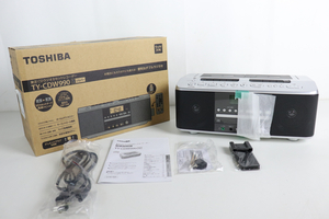 【動作OK】TOSHIBA 東芝 ダブルカセット CDラジカセ TY-CDW990 ラジオカセットレコーダー シルバー 003JYBJL29