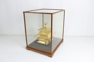 金閣寺 模型 置物 飾り物 金属 金色 開運 金運 縁起物 インテリア オブジェ コレクション 日本 ケースあり 003JNHJH60