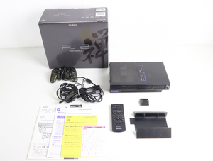 【動作OK/美品】SONY PS2 PlayStation2 SCPH-37000B ソニー プレステ 禅ブラック ゲーム 遊び 箱付き 010JHIJH39