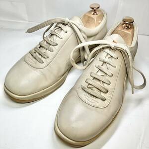 ルイヴィトン Louis Vuitton ホワイトベージュ スニーカー 革靴 6 約25.0cm メンズ レディース シューズ 