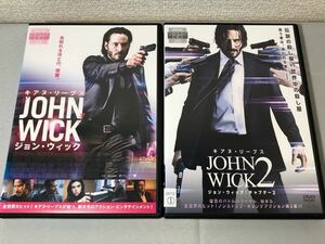 送料無料 DVD ジョン・ウィック ２本 セット チャプター2 キアヌ・リーブス レンタル落ち