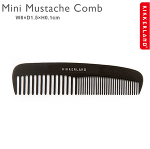 ひげ コーム KIKKERLAND Mini Mustache Comb ミニ マスターシュコーム W6×D1.5cm ステンレス