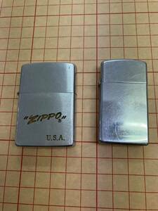 【火花OK】ケース無し　使用済Zippo　2個セット【Zippo】