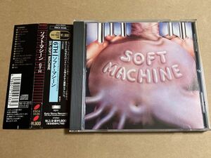 CD SOFT MACHINE / 6TH ESCA5536 ソフト・マシーン SIX 帯スレあり 盤面キズ多い