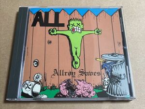 CD ALL / ALLROY SAVES CRZCD011 ジャケットツメ跡、傷み 盤面小曇りあり