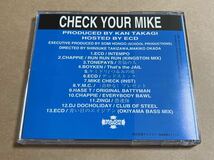 CD CHECK YOUR MIKE 28MF040D ECD : キミドリ : ZINGI : DJ DOCHOLIDAY 帯無し 研磨キズあり_画像2