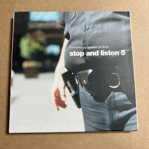 CD STOP AND LISTEN 5 COMPILED BY MASTERS AT WORK BBECD29 2CD スリーブケース、ペーパースリーブ傷みあり