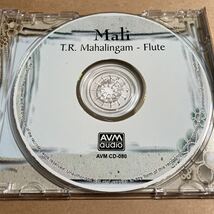 CD T.R. MAHALINGAM / MALI AVMCD080 T.R.マハリンガム フルート インド ラーガ 盤面キズ多い_画像3