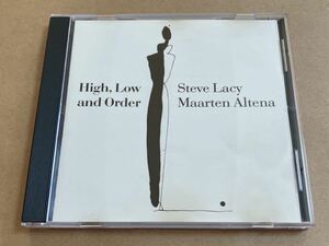 CD STEVE LACY & MAARTEN ALTENA / ALTENA HIGH LOW AND ORDER HATARTCD6069 スティーヴ・レイシー ジャケット汚れ、薄いリングウェアあり