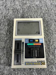 カシオ CASIO オートレース CG-105 ミニ液晶ゲーム electronic game 昭和レトロ auto race 1982年 当時物玩具ビンテージ 電子ゲーム 